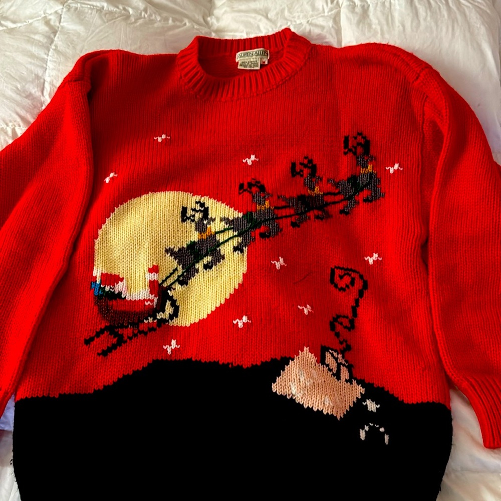 Vintage Christmas sweater. Medium